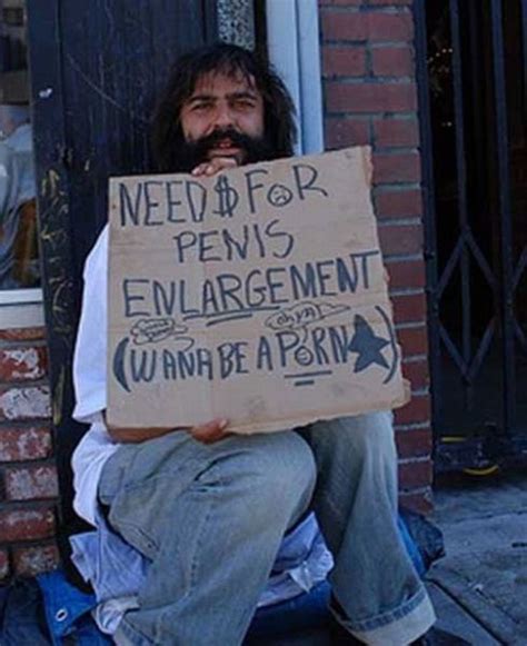 funny homeless man